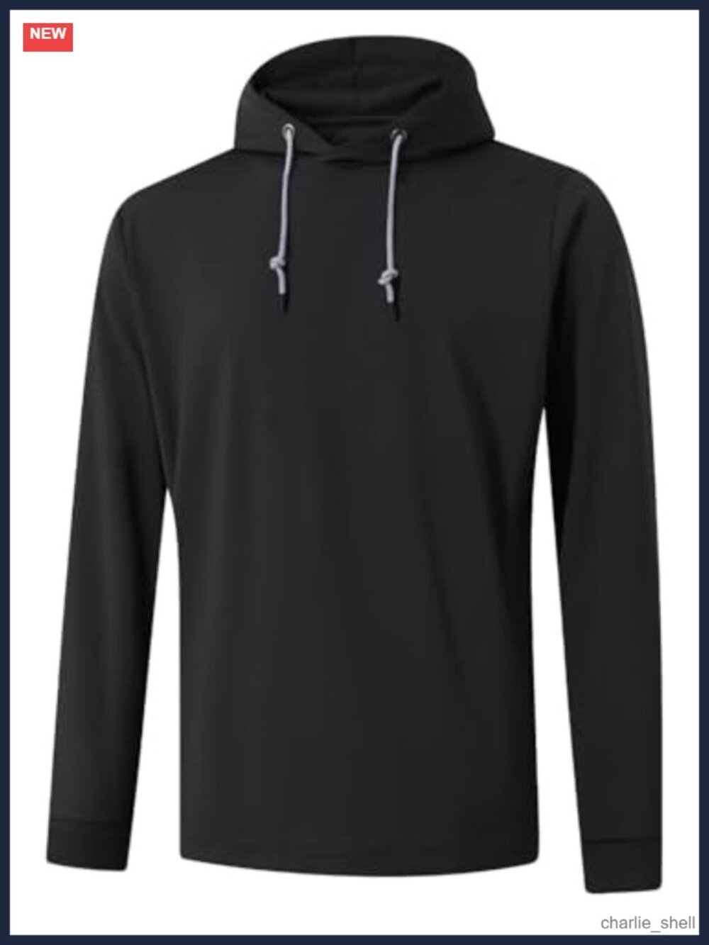 Men's Performance Pullover Hoodie Polyester Spandex Lightweight Athletic